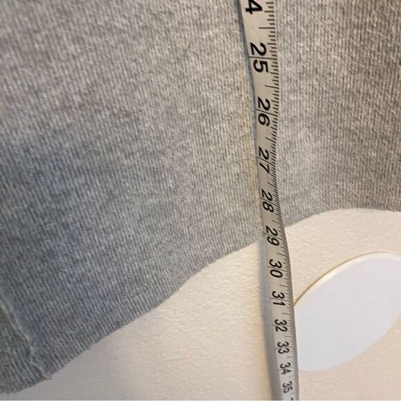 Zara Girls Short Sleeve Soft Touch Sweater Dress In Cloud gray cozy ribbed 11-12 - Picture 7 of 7